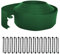 Bordure de Jardin en Plastique 10 mètres Hauteur 10cm Bordure Jardin Exterieur avec 30 Piquets d’ancrage Bordure de Jardin Flexible pour Herbe, Parterre de Fleurs, Allée, Vert