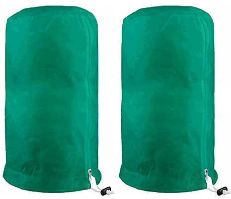 Tsadeer Winterschutz für Pflanzen Zelt zum Überwintern Pflanzen im Topf Frostschutz Pflanzenabdeckung mit atmungsaktivem Kordelzug B