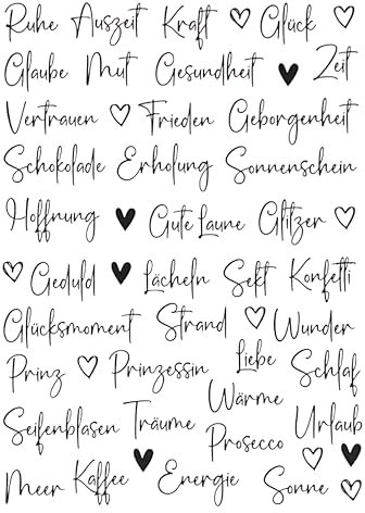 Fräulein Lotti | Tattoofolie A5 - Thema: Nimm Dir was Du brauchst | Wasserschiebefolie | fertig bedruckt