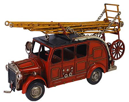 Pitadue Vintage-LKW-Leiter-Modell, Schmiedeeisen, Ornament, Desktop für Zuhause, Schlafzimmer, Schlafsaal, Wohnzimmer-Dekor