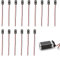 Set di 15 Connettore Batteria 9V, Clip Batteria 9V con Cavi Volanti da 150mm, Fibbia Cavo Tipo I, Facili da Installare per Sostituire Connettori Rotti in Dispositivi Elettronici