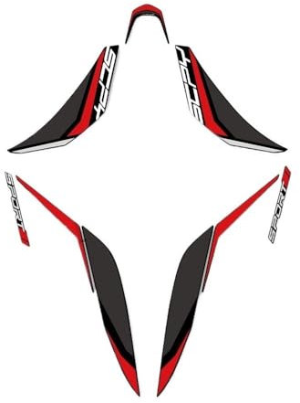 Per SH125 SH 125 Adesivi Per Carrozzeria Anteriore Per Motocicletta Kit Decalcomanie Carenatura Accessori Adesivi Serbatoio