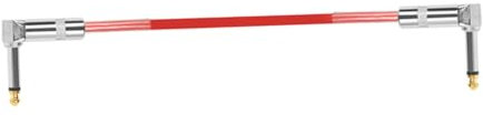 Warmhm Guitar Patch Cable Effects Pedal Cord Durable Design for Electric Instruments Noise Reduction for Sound Quality Stylish for Musicians