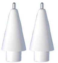 2 Pack | Ricambio Punta Metallo per Penna Stilo Huawei M-Pencil Seconda/Terza Generazione | Punta Stilo compatibile con Tablet Huawei Mate Pad | Scrittura e Disegno Alta Sensibilità