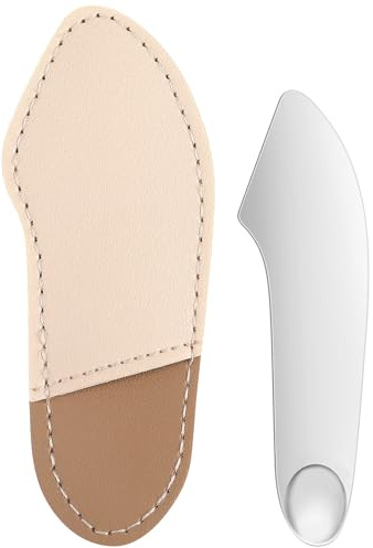 NOLITOY Edelstahl Kosmetik Spatel für Make up und Foundation Glatte Oberfläche Langlebig und Hygienisch Praktische Handhabung für Beauty salons und Nail Art Vielseitig Einsetzbar Leicht