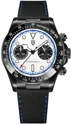 Pagani Design Herren-Armbanduhr Saphir Sport Quarzuhr Edelstahl Herren Wasserdicht Armbanduhr VK63 Uhrwerk Mode Chronograph