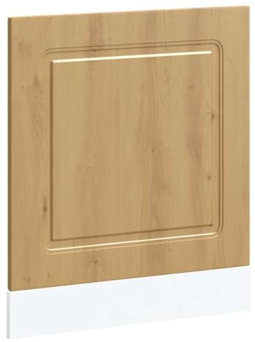 HFXHIJXQ Geschirrspülerblende Kalmar Artisan-Eiche 60 x 1,5 x 67 cm aus Holzwerkstoff Zeitloses Design robust gegen Feuchtigkeit passend für Küchenzeile Unterschrank und Vorratsschrank