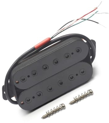 6-saitiger E-Gitarren-Tonabnehmer für verbesserte Klanganpassung und einfache Installation auf 6-saitigen Gitarren, hochempfindlicher Gitarren-Tonabnehmer