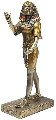 lachineuse Pharaon Ägypten Figur, Doré-Bronze, 31x10x10cm