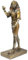 lachineuse Pharaon Ägypten Figur, Doré-Bronze, 31x10x10cm