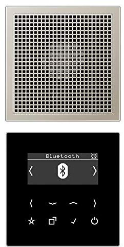 Smart Radio Dab + Bluetooth, Set Mono S Ls Lautsprecher Stahl