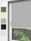 Home-Vision® Verdunkelungsrollo Klemmfix, ohne Bohren mit Klämmträgern, Fensterrollo, Seitenzugrollo, Verdunklungsrollo, Lichtundurchlässig Thermorollo (Grau, B125cm x H150cm)