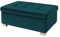 Mirjan24 Hocker Niko groß Sitzhocker Polsterhocker Sitzbank Fußbank Pouf Farbauswahl (Magic Velvet 2221)