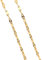 afdg Schmuck Metallkette, 1 Meter Gliederkette Link Kette, Twist Panzerkette, für Halsketten, Schmuck DIY, Dekorationen, Kunsthandwerk (Golden)
