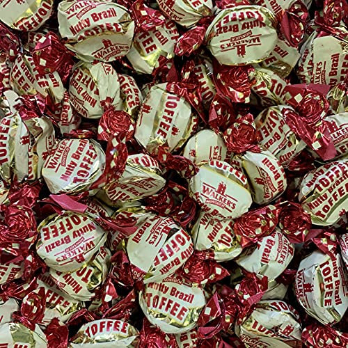 Walker's Nonsuch Nutty Brazil Toffees 1kg Share Bag by The Gourmet Sweet Company