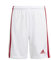 adidas Jungen Squadra 21 Shorts, White/Team Power Red, 9-10 Years