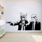Wandaufkleber,Filmposter Wandaufkleber Abnehmbare Pulp Fiction Star Wars Wandtattoos Film Star Wars Poster Wohnkultur Tapete 82X42Cm