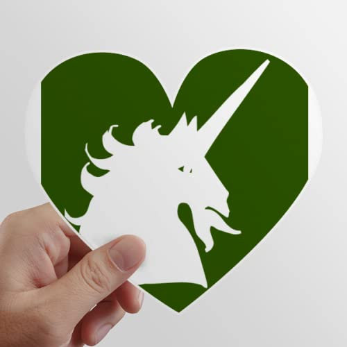 Wilde Fähigkeit Horn Supernatural Tiere Heart Vinyl Sticker Gepäckaufbewahrung Graffiti Decal