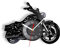 Smotly Vinyl Wanduhr, Motorrad Form Wanduhr mit LED Nachtlicht Funktion, Wanduhr Geschenk für Autoliebhaber Home Decor (Schwarz)