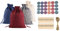 Adventskalender Stoffsäckchen zum Befüllen Weihnachtskalender Filzsäckchen zum Selberfüllen Taschenkalender Süßigkeiten Weihnachten Leinenmuster Adventsbündel Baumwolle Geschenk (Multicolor, One Size)