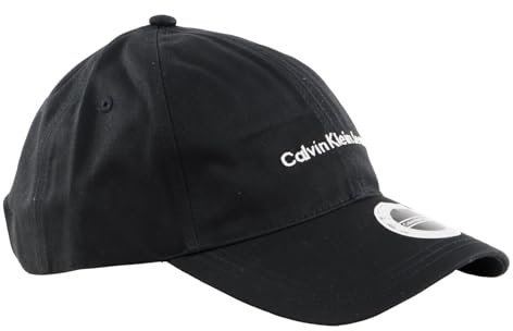 CK Jeans Herren Cap Institutional Basecap, Schwarz (Black), Einheitsgröße