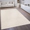 Paco Home Teppich In- & Outdoor, Moderne abstrakte Boho Designs mit 3D Struktur, robust & wetterfest, ideal für Terrasse Wohnzimmer & Küche, Grösse:160x230 cm, Farbe:Creme 4