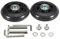 Skybook Kofferrollen Ersatzrollen Gummi Rollen Räder EIN Paar Mute Ersatz Wheels für Gepäck-Koffer Rollen Ersatz (70x23mm)