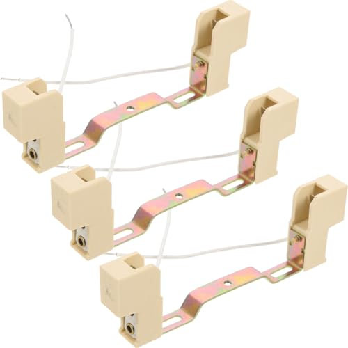 DOITOOL 3stücke Rs Keramik Lampenfassung Mit Anschlusskabel Doppelte Lampenfassung Für Halogen Metallhalogenlampen Geeignet Für Flutlicht Werkstatt Studiolampen