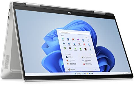 HP Pavilion x360 14-ek1016ns - Ordenador portátil de 14 Full HD (Intel Core i5-1335U, 8GB RAM, 512GB SSD, Intel Iris Xe Graphics, Windows 11 Home) Silver - Teclado QWERTY Español