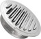 JSIXASO Lüftungsgitter 75mm Edelstahl Abluftgitter für Kamin Küche Badezimmer Belüftung (75mm)