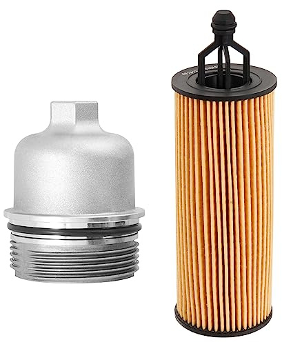 Aluminum Engine Oil Filter Housing Cap w/Filter Replace 68191349AA 917-190