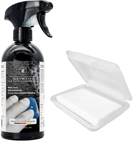 Autoknete Reinigungsknete Rostentferner Insektenentferner Lackreiniger für Auto Kfz, Wohnwagen und Wohnmobil (100g Reinigungsknete weiß +500ml Gleitmittel)