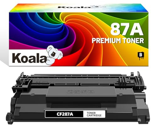 Koala 1er-Schwarz 87A CF287A Schwarz Toner Kompatibel für HP 87A CF287A für HP Laserjet Enterprise Pro M506 M506dn MFP M527 M501dn M506x M506n M506dn M527z M527dn M527f M527c M501n