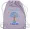 Turnbeutel Rucksack - Meine Taufe - Taufgeschenk Jungen Taufgeschenke Junge Patenkind - Unisize - Pastell Lila - zur kommunion geschenke konfirmation besonderes personalisierte erstkommunion tauf