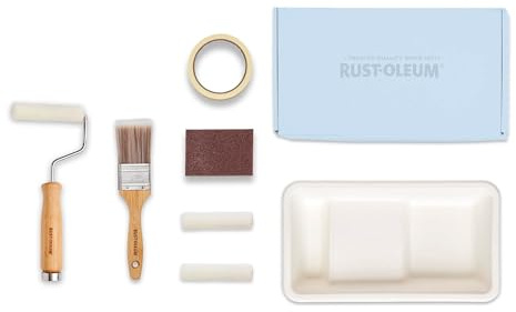 Rust-Oleum Ready to Roll - Eco Paint Kit (Small) - Kitchen Tile Gloss Soft Blues