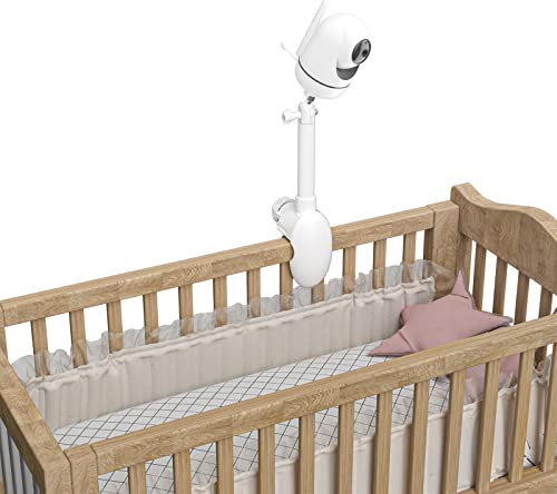 oioaahkeo Flexible Clip Mount Babyphone Halterung für HelloBaby HB66, für Motorola Baby Monitor/VTech VM901, Arlo Kameras und mehr ohne Bohren