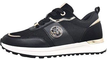 Mexx Nouraya Damen Sneaker in Schwarz, Größe 36