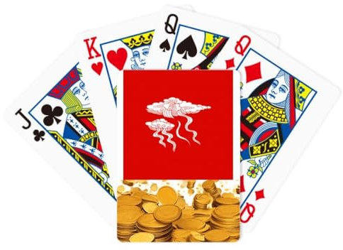 no/no Cloud Beautiful Innovation Prosperity Gold Poker Spielkarte Klassisches Spiel