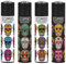 Nouveau Collection Clipper Grand Modèle Briquet Rechargeable Clipper Triple Skull Contenu de l'envoi 4 Clipper