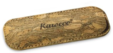 Kaweco Eco Korkleder 2er Etui Sport I Stifte Etui passend für die Sport Serie I Schreibetui aus veganem Kork-Leder I schicke & Klassische Stifttasche I Stiftetui 12 x 4,7 cm