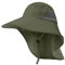 Sombrero de Ancho Brim Hombre Ajustable Gorro Pescador Plegable Sombrero de Pescador Sombrero Montaña Protectora UV para Pesca Camping Caza Senderismo Exteriores Safari