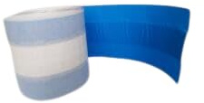 Pflaster wasserfest Universal, blaue Wundpflaster Rolle Lebensmittelgeeignet, HACCP & IFS-Konform, detektierbare Pflaster für Erste Hilfe Sets in der Gastronomie, 6cm x 5m, 1 Rolle