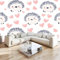 Fototapete Cartoon Süßer Igel Tapete Fototapeten Vlies Tapeten 400x280 cm Vliestapete Wandtapete Moderne Wand Schlafzimmer Wohnzimmer Wand tapete