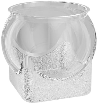Ioensy Aquarium Bowl for Fish, Clear Design for Home Decor And Viewing, XXL
