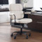 chairus Schreibtischstuhl Bürostuhl Ergonomisch für Arbeitszimmer Chenille 360° Drehstuhl Höhenverstellbarer Computerstuhl für Büro Wohnzimmer Schlafzimmer (Beige)