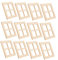 Milisten 1set Miniature Window Ornaments Dollhouse Windows Miniature House Window 1:12 Scale Accessories Miniature Window Decor Dollhouse Miniature Accessories Dollhouse Doors Wooden 20pcs