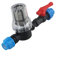 Puupaa Filtro de agua de riego por goteo, adaptador de tubo de plástico de conexión rápida de 20, 25, 32 mm, para sistema de riego al aire libre, filtración de malla 80 (20 mm)