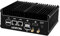 AIOPCWA Industrial Mini PC Fanless N100 CPU, 2 x COM RS232/RS485 Embedded Micro Computer, 2X 2.5GbE LAN, DDR4 Barebone NO RAM/NVMe SSD/OS, Dual Band WiFi/BT, 3-Display, Winos/Linux