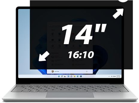 Hypertec HyperPrivacy 14 Privacy filter 16:10 aspect ratio. Anti Glare and Blue light protection