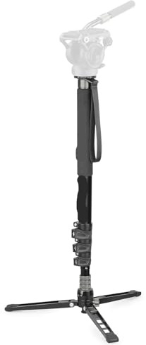Compatible For DSLR Camera, Video Monopod Kit With Fluid Head & Telescopic Stand, Travel Unipod Support(Only tripod)